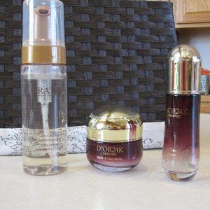 D'OR24K Prestige Neck & Decollate Set w/cleanser